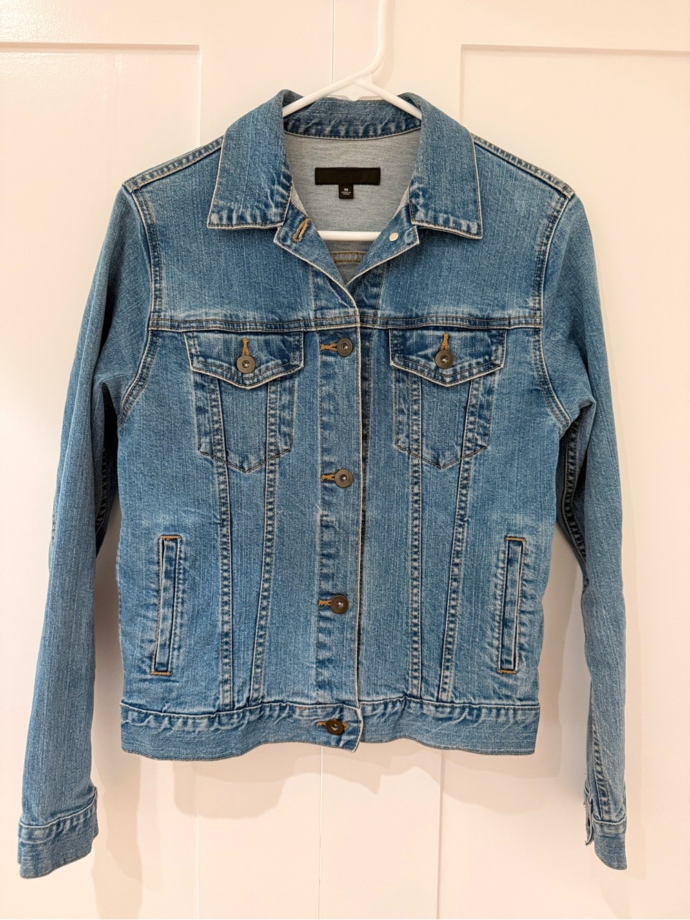 Classic Blue Denim Jacket - Women's Lightweight Jean Jacket
